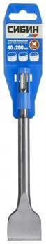 Зубило плоское SDS-plus, 20 см x 4 см, 1 шт., СИБИН (29243-40)