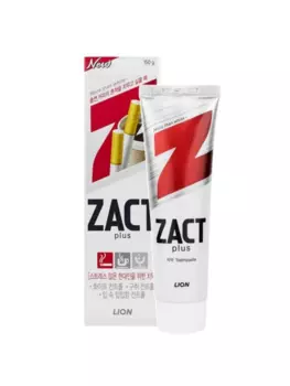 Зубная паста Lion Zact отбеливающая 150гр