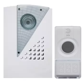 Звонок беспроводной ЭРА C41, с одной кнопкой, белый (Б0018492)