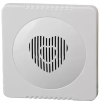 Звонок беспроводной СВЕТОЗАР СИМФОНИЯ, без кнопки, белый (SV-58031)