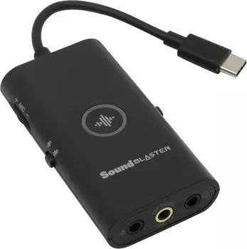 Звуковая карта внешняя Creative Sound Blaster G3, 2.0, USB Type-C, Retail (70SB183000000)