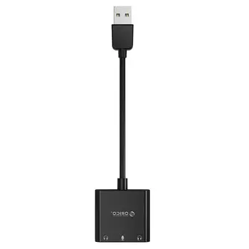 Звуковая карта внешняя Orico SKT3, 2.0, USB, Retail (SKT3-BK)