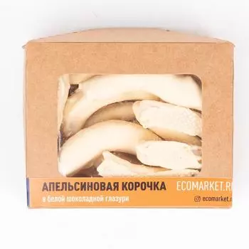 Апельсиновая корочка в белой глазури Ecomarket.ru ~ 165 г