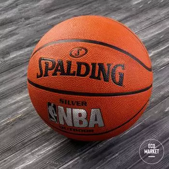 Баскетбольный мяч NBA Silver №7