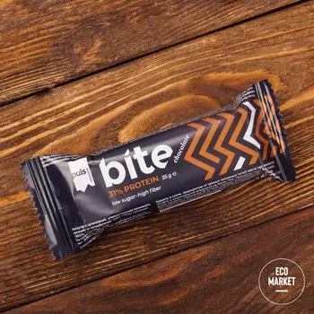 Батончик протеиновый со вкусом шоколада, Puls Nutrition Bite ~ 35 г
