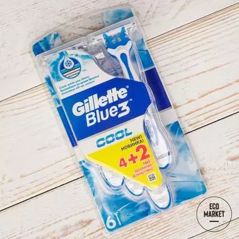 Бритвы одноразовые Gillette Dlue 3 Cool ~ 6 шт.