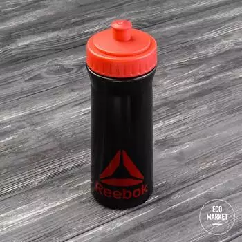 Бутылка для тренировок Reebok черно-красая - 500 мл