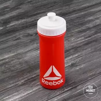 Бутылка для тренировок Reebok красно-белая ~ 500 мл.