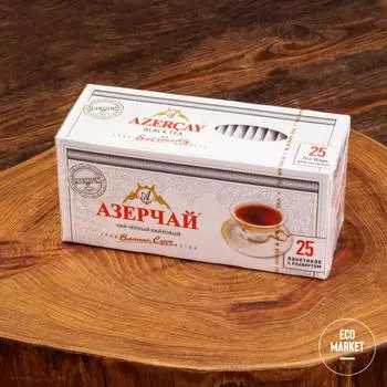 Чай Азерчай премиум чёрный ~ 25 пакетиков