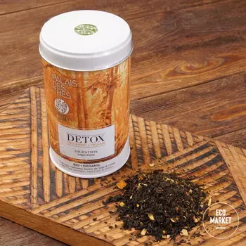 Чай черный Detox Индия пищеварение, Palais Des Thes ~ 120 г