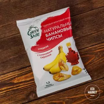 Чипсы Банановые сладкие с кленовым сиропом ~ 30 г