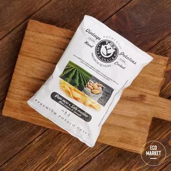 Чипсы картофельные Fox Vintage с чёрным перцем и морской солью ~ 40 г