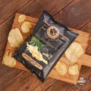 Чипсы картофельные Fox Vintage с трюфелем и морской солью ~ 40 г