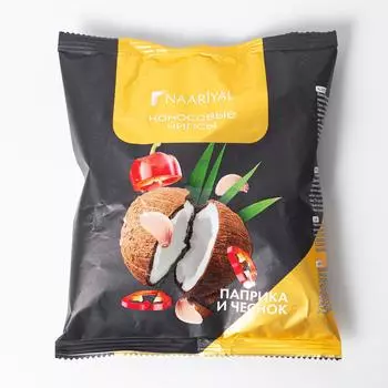 Чипсы кокосовые со вкусом чеснока и паприки ~ 40 г