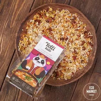 Детский супчик Рисовый с овощами, Yelli ~ 100 г