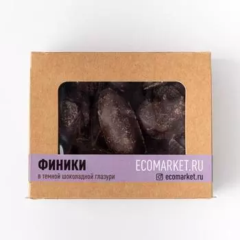 Финики в шоколадной глазури Ecomarket.ru ~ 150 г