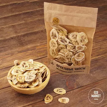 Фруктовые чипсы Банан Ecomarket.ru - 100 г