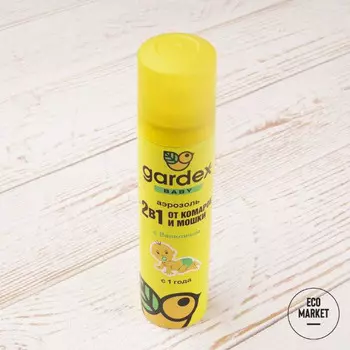 Gardex Baby детский спрей от комаров и мошки с ванилью от 1 года ~ 80 мл.