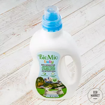 Гель-кондиционер для стирки детского белья, Bio Mio - 1 л