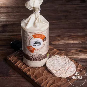 Хлебцы из цельнозернового риса с полбой, амарантом и киноа "BIO" ~ 100 гр.