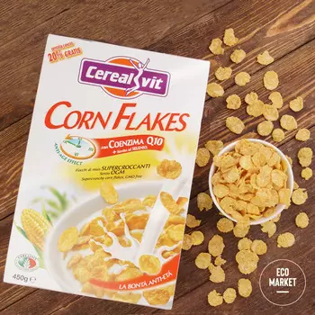Хлопья кукурузные с коэнзимом Q10 Cerealvit ~ 450 г