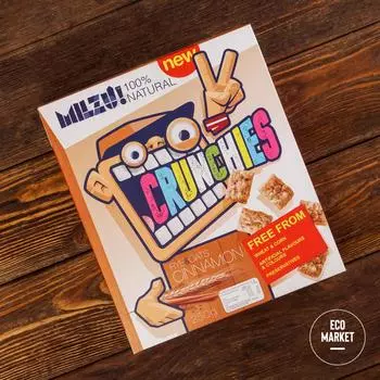 Хрустящие подушечки из ржаной муки с корицей MILZU ~ 250 г