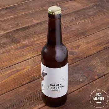 Карибу комбуча Шиповник-Имбирь - 330 мл