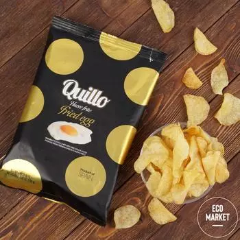 Картофельные чипсы со вкусом глазуньи без глютена ~ 130 г