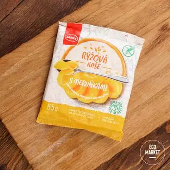 Каша рисовая с абрикосом без глютена, SEMIX - 65 г