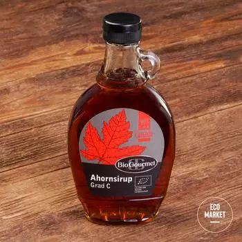 Кленовый сироп степени С Канадский, BioGourmet - 250 мл