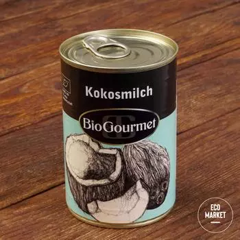 Кокосовый напиток BIO, BioGourmet - 400 мл (1 шт)