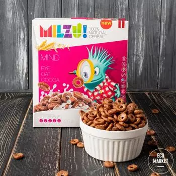 Колечки злаковые с какао MILZU ~ 200 г