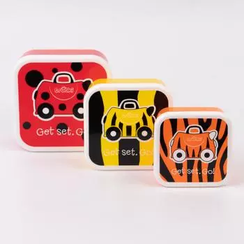 Ланч бокс Trunki "Божья коровка, пчела, тигр" - 3 в 1