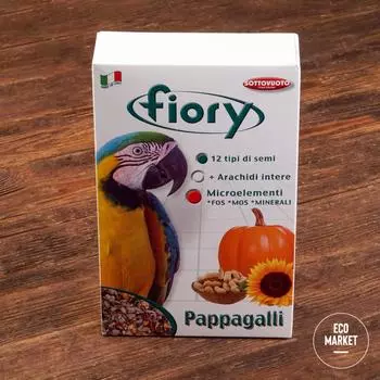 Корм для крупных попугаев, Pappagalli Fiory - 700 г