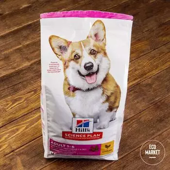 Корм для собак мелких и миниатюрных пород с курицей, Hill`s - 3 кг