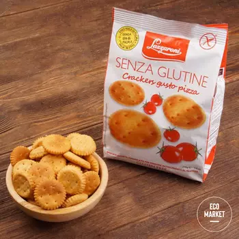 Крекер SENZA GLUTINE со вкусом пиццы -200 г