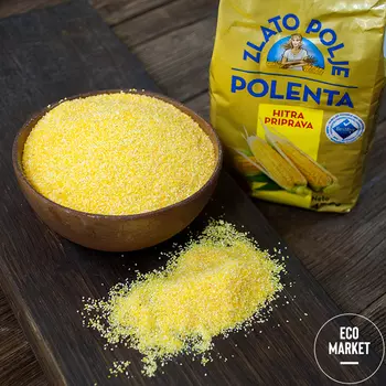 Крупа кукурузная полента, Zlato Polje - 450 г