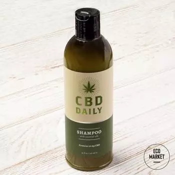 Лечебный шампунь с коноплей для волос и кожи головы EU CBD Daily Shampoo - 473 мл