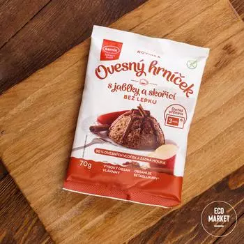 Магкейк кекс овсяный с яблоком и корицей, Semix - 70 г