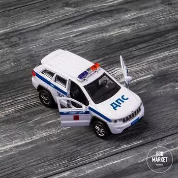Машина металлическая Jeep Grand Cherokee Полиция ТехноПарк