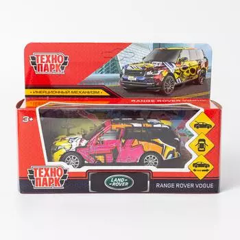 Машина металлическая Land Rover Vogue графити ТехноПарк