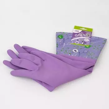 MEINE LIEBE перчатки латексные хозяйственные с манжетой (M)