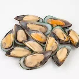 Мидии зеленые в половинке раковины З/М - 1 кг