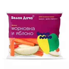 Микс Белая Дача из морковных палочек и яблочных долек ~ 80 г