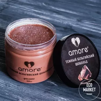 Молочное мороженое Темный бельгийский шоколад, Amore - 300 мл