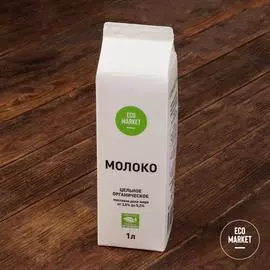 Молоко органическое 5,2% - 1 л