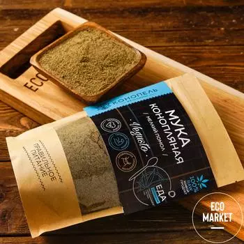 Мука конопляная мелкого помола - 300 г