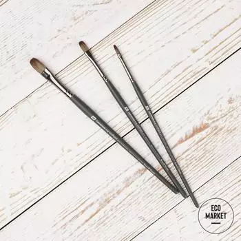 Набор кистей Филберт № 2,6,10 - 3 шт