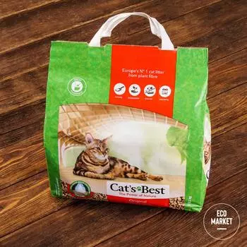 Кошачий наполнитель Cat's Best Original 2,1 кг, 5 л Германия