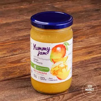 Натуральный джем из манго, Yummy Jam ~ 350 г